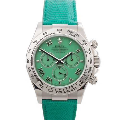 Rolex Daytona 116519 Green Roman