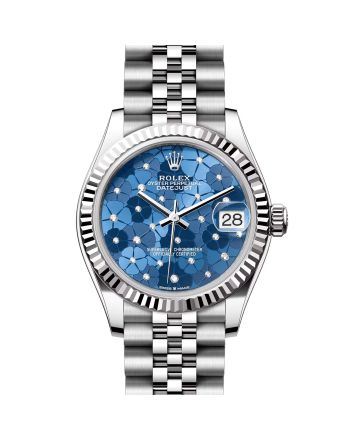 Rolex Datejust 278274 Azzurro Blue Floral Motif